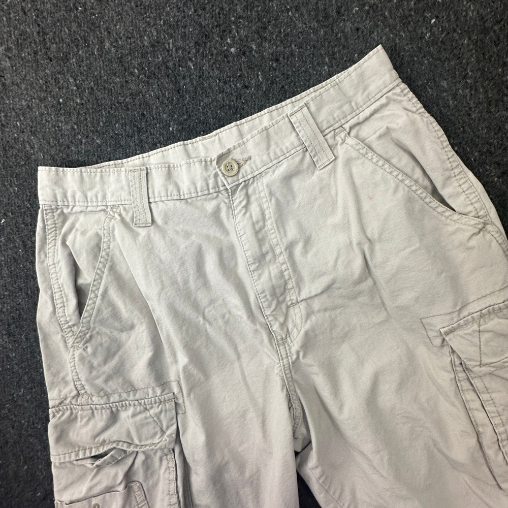 Wrangler Cargo Shorts Men 30 Khaki Authentic Issue Real Comfortable Hero Ripstop